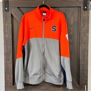 Nike Men’s Syracuse University Zip Up Jacket Basketball Elite Orange NCAA XL